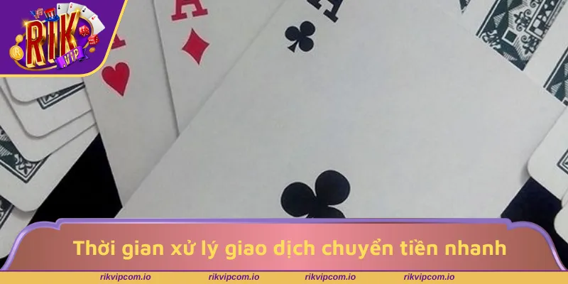 Thời gian xử lý giao dịch chuyển tiền tính bằng giây